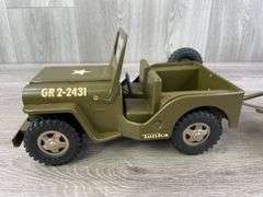 Tonka No. 384 Jeep & Box Trailer, Original Box