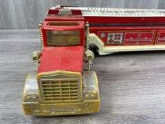 Tonka Hook & Ladder Truck, Ladder Is Cracked & Bent