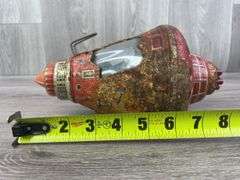 Tin Litho Friendship 7 Friction Space Capsule, SH, Made In Japan, Missing Side Glass