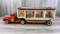 The Wild Animal Circus On Wheels Merry-Go Round Truck & Trailer, Buddy L, Missing Gates