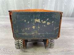 2 ScotchOLass Hydraulic Dump Trailers, Structo, 1 Missing Parts