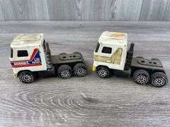 2 Mack Trucks-Buddy L, Kenworth Truck & Goodyear Buddy L Trailer-Ertl, Shell Truck & Tanker