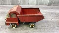 Tiger Wrecker & Dump Trucks, Buddy L Exxon Wrecker & Remco Dump Truck