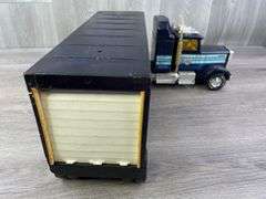 GMC Goodwrench Racing Team-Missing Rear Door & Freightliner Silver Knight Express Trucks & Trailers, Nylint