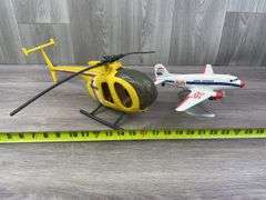 Pepsi-Cola Airplane & Wrangler Wranch Helicopter-Ertl, Missing Blades