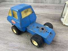 Tonka Truck & Car Hauler, Tonka Truck & Ertl Trailer-Has Been Repainted