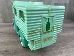 Buddy L Truck Camper, Original Box, No. 5433, Missing Side Mirror, Camper Steps Are Broken