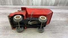 Tiger Wrecker & Dump Trucks, Buddy L Exxon Wrecker & Remco Dump Truck