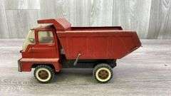 Tiger Wrecker & Dump Trucks, Buddy L Exxon Wrecker & Remco Dump Truck