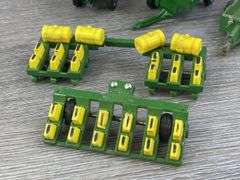 John Deere, Case International, Cockshutt Tractors & Implements-Ertl, Tootsie Toys, Scale Models; Mostly 1/64, Some Missing & Broken Parts