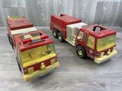 2 Nylint Fire Dept. Rescue Pumpers, Nylint, Missing Parts