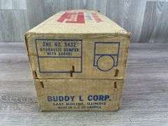 Buddy L Hydraulic Dump Truck W/Shovel, Original Box, No. 5432