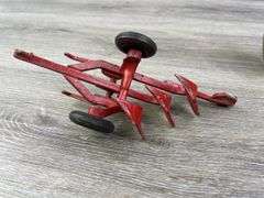 Marx Sickle Mower, Disc, 2 Figures & 2 Bottom Plow, Tether, Slik 3 Bottom Plow