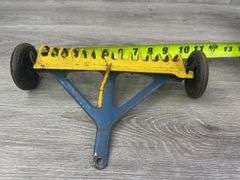 Marx Tin Litho Wagon, 2 Rakes, 3 Bottom Plow & Sickle Mower