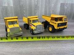 2 Nylint & 1 Mighty Wheels Dump Trucks