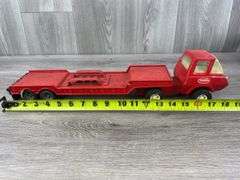 Tonka Truck & Car Hauler, Tonka Truck & Ertl Trailer-Has Been Repainted