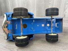 Tonka Truck & Car Hauler, Tonka Truck & Ertl Trailer-Has Been Repainted