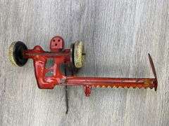 Marx Sickle Mower, Disc, 2 Figures & 2 Bottom Plow, Tether, Slik 3 Bottom Plow