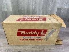 Buddy L Truck Camper, Original Box, No. 5433, Missing Side Mirror, Camper Steps Are Broken