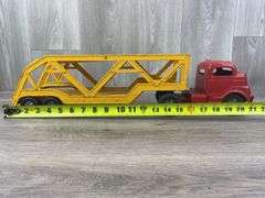 Structo Truck & Ertl Car Hauler-Missing Ramp