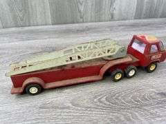 2 Buddy L Ladder Fire Trucks, Hose Truck