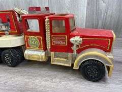 Tonka Hook & Ladder Truck, Ladder Is Cracked & Bent