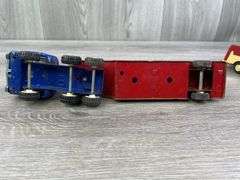 2 Buddy L Ladder Fire Trucks, Hose Truck