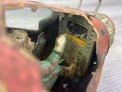 Tin Litho Friendship 7 Friction Space Capsule, SH, Made In Japan, Missing Side Glass