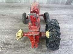 2 International WF Tractors, 1/16, Ertl, 1 Missing Parts