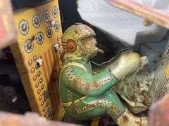 Tin Litho Friendship 7 Friction Space Capsule, SH, Made In Japan, Missing Side Glass