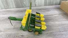 John Deere 4 Row Planter & International Gravity Wagon-1/16, Ertl; Cargo Trailer-Made In Japan, Stomper