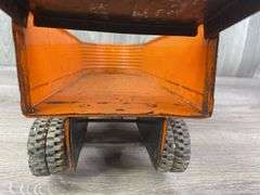 2 ScotchOLass Hydraulic Dump Trailers, Structo, 1 Missing Parts