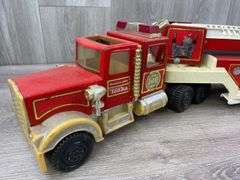 Tonka Hook & Ladder Truck, Ladder Is Cracked & Bent
