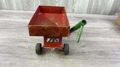 John Deere 4 Row Planter & International Gravity Wagon-1/16, Ertl; Cargo Trailer-Made In Japan, Stomper