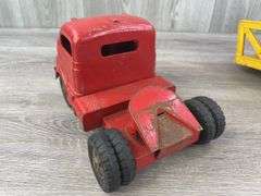 Structo Truck & Ertl Car Hauler-Missing Ramp