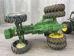 2 John Deere 4850 MFD Duals-1/16, Ertl, Missing Parts, John Deere Parts Tractor