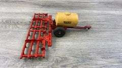 White Farm Equipment Sprayer Mounted On Drag, 1/16, Custom