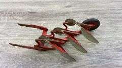 IH McCormick 3 Bottom Plow, 1/16, Carter, Metal Tail Wheel, Fast Hitch