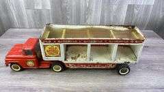 The Wild Animal Circus On Wheels Merry-Go Round Truck & Trailer, Buddy L, Missing Gates