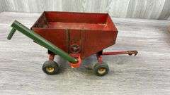 John Deere 4 Row Planter & International Gravity Wagon-1/16, Ertl; Cargo Trailer-Made In Japan, Stomper