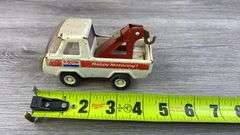 Tiger Wrecker & Dump Trucks, Buddy L Exxon Wrecker & Remco Dump Truck