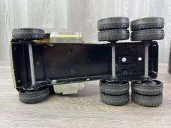 GMC Goodwrench Racing Team-Missing Rear Door & Freightliner Silver Knight Express Trucks & Trailers, Nylint