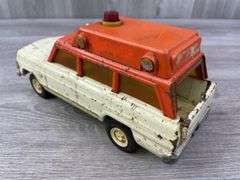 Tonka Rescue Jeep, Nylint Bass Tracker & Buddy L Truck