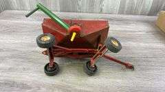 John Deere 4 Row Planter & International Gravity Wagon-1/16, Ertl; Cargo Trailer-Made In Japan, Stomper