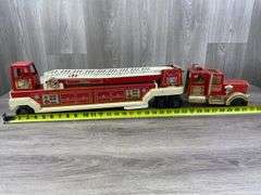Tonka Hook & Ladder Truck, Ladder Is Cracked & Bent
