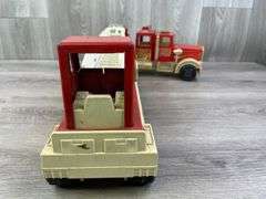 Tonka Hook & Ladder Truck, Ladder Is Cracked & Bent