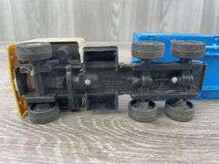 2 Mack Trucks-Buddy L, Kenworth Truck & Goodyear Buddy L Trailer-Ertl, Shell Truck & Tanker