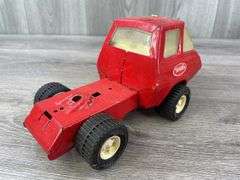 Tonka Truck & Car Hauler, Tonka Truck & Ertl Trailer-Has Been Repainted