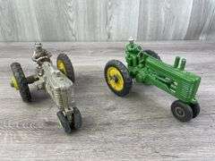 2 John Deere A Tractors, 1/16, Have Been Modified