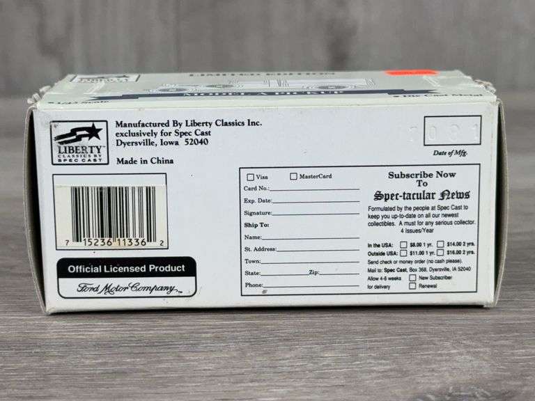 JC Whitney Everything Automotive Ford Model A Pickup, 1/43, Liberty Classics By SpecCast, Limited Edition